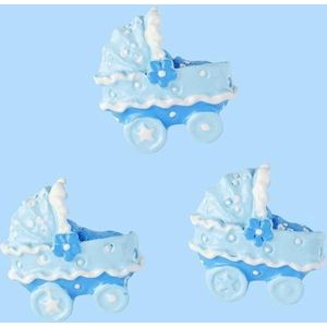 CREApop® Baby buggy, 2 cm, blue, bag with 4 pcs