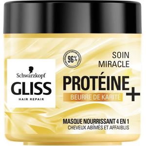 SCHWARZKOPF Gliss - Haarmasker Nourishing Miracle Care 4 in 1 - Droog / beschadigd haar - 400ml
