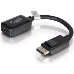 20cm DisplayPort M to HDMI F BLK