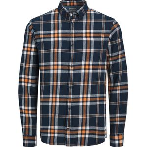 JACK&JONES JJECLASSIC AUTUMN CHECK SHIRT LS SN Heren Overhemd - Maat XXL