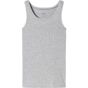 SCHIESSER Pure Rib singlet (1-pack) - dames tanktop dubbelrib biologisch katoen zwart - Maat: 40