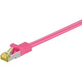 S/FTP CAT7 10 Gigabit netwerkkabel / roze - LSZH - 0,50 meter