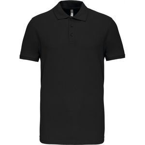 Herenpolo 'Mike' korte mouwen shirt Zwart - L