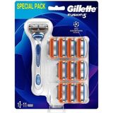 Gillette - Fusion 5 Set - Special Pack - 11 mesjes + houder