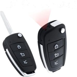 Auto Sleutelhanger Spy Camera - HD Mini DV Micro Verborgen Cam DVR Recorder - Video Opname - Bewegingsdetectie - Infrarood Nachtzicht - 1080P - Duim Draagbaar - Thuis - Kantoor