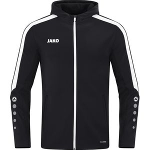 JAKO Power Jas met Capuchon Zwart Maat 4XL