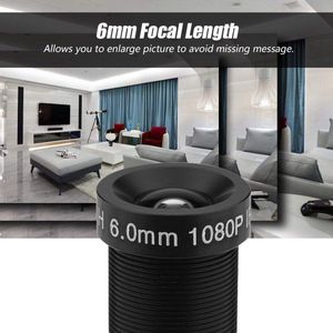 CCTV-lens 6 mm M12 * 05 voor bewakingscamera met 2 miljoen pixels 58 ° groothoek IR-nachtzicht