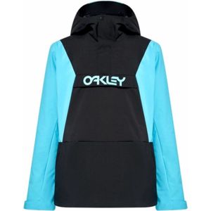 Ski Jas Oakley Men Tnp Tbt Insulated Anorak Black/Bright Blue-XXL