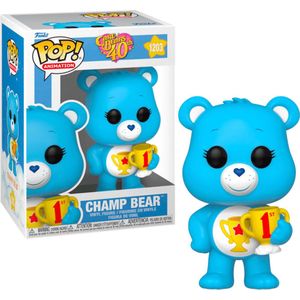 Funko Pop! Animation: Care Bears 40th Anniversary - Champ Bear (kans op speciale Flocked Chase editie)