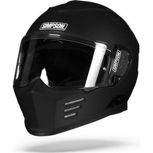 Simpson Helmet Venom Matt Black (MS) 56-S