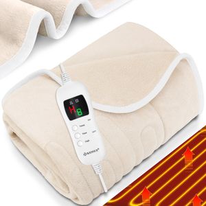 KESSER® Elektrische Warmtedeken - Pluche - Dubbelzijdig - Wasbaar tot 40 °C