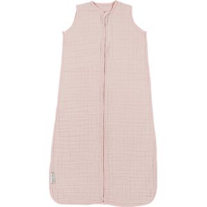 Meyco Baby Uni pre-washed hydrofiele slaapzak zomer - soft pink - 60cm