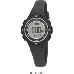 Nowley 8-6313-0-3 digitaal horloge 34 mm 100 meter zwart