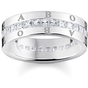 Thomas Sabo Dames Dames ring 925 sterling zilver sterling zilver Zirkonia 56 Zilver 32020620