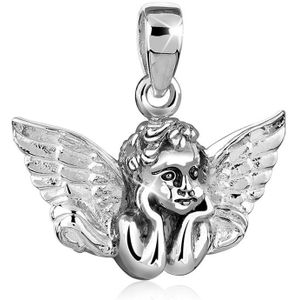 Nenalina Dames Hanger Dames Engel Hanger Speels in 925 Sterling Zilver