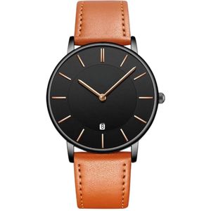 Tyme Horloge - Heren - 39.5mm - Zwart - Horloges voor Mannen - Cadeauverpakking