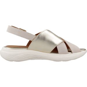 Geox Spherica Ec5 Sandalen Goud EU 38 Vrouw