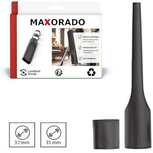Maxorado universeel spleetmondstuk voor uw stofzuiger 32- 35 mm - geschikt voor Kärcher, Bosch, Siemens, Miele, Philips, Emerio en meer. opzetstuk - borstel – mondstuk