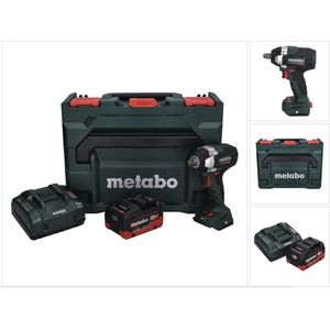 Metabo SSW 18 LT 300 BL accu-slagmoersleutel 18 V 300 Nm borstelloos + 1x oplaadbare accu 8.0 Ah + lader + metaBOX