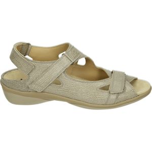 Durea - 7258 - Sandalen - Beige - Leer - Wijdte E