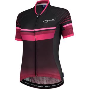 Rogelli Impress Fietsshirt - Korte Mouwen - Dames - Bordeaux, Roze - Maat 2XL