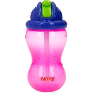 Nûby - Oefenbeker - Flip-It™ Antilekbeker - Roze - 360ml - 12m+