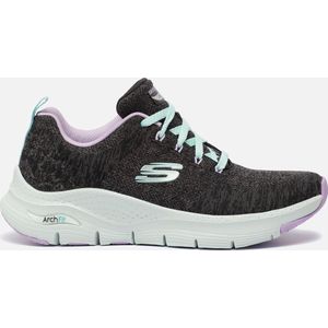 Skechers Arch Fit Comfy Wave sneakers zwart - Dames - Maat 38