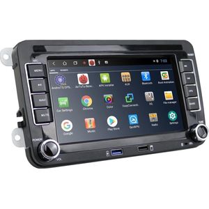 Boscer® Autoradio - Geschikt voor Volkswagen, Skoda & Seat - Android 11 - Navigatiesysteem - 7 inch HD scherm - Achteruitrijcamera