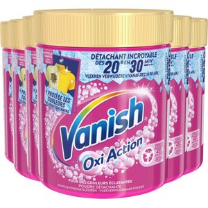 Vanish Oxi Action Wasbooster 470g Powder - 6 Stuks - Voordeelverpakking