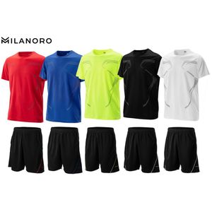 Milanoro - Stijlvol sportsetje voor mannen - Rood - M