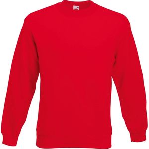 Fruit Of The Loom Unisex Premium 70/30 set-in sweater (Rood)