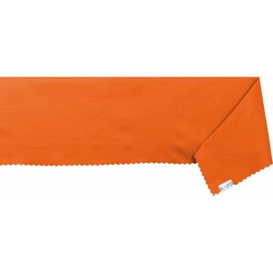 Raved Oranje Polyester Kerst Tafelkleed  140 cm x  240 cm - Kreukvrij