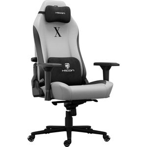 HICON Chairs - APEX Serie Fury Ergonomische Bureaustoel – Premium Comfort en Ondersteuning voor Lange Werkdagen Grijs