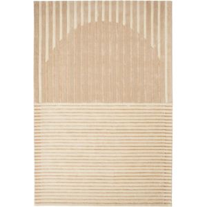 Vloerkleed Brinker Carpets Fano White Beige - maat 200 x 300 cm