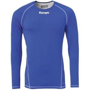 Kempa Attitude Thermo Shirt Lange Mouw Royal Blauw Maat M