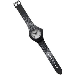 TOO LATE - siliconen horloge - MASH UP DECOR REGULAR - Ø 40 mm - PIXEL