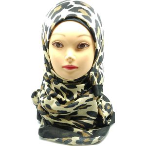Mooi Luipaard print hoofddoek, sjaal, hijab.