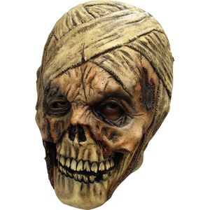 Partychimp Rottende Mummie Mummy Volledig Hoofd Halloween Masker voor bij Halloween Kostuum Volwassenen Carnaval - Latex - One size