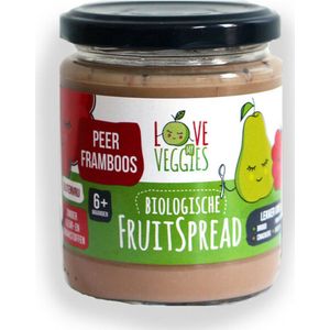 3x Love My Veggies Fruitspread Peer Framboos 245 gr