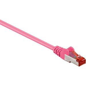 Goobay 111158 - Cat 6 UTP-kabel - RJ45 - 0.25 m - roze