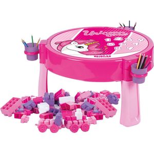 Dolu Unicorn Activiteiten Tafel incl. 100 Blokken 2572