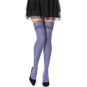 Bellivalini Dames Hold-Up Kousen - 40 Denier - licht glanzend - elastisch - Polyamide - BLV-FI-1004 - Denim - M-L