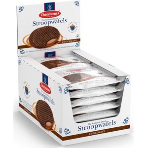 Daelmans Chocolade Stroopwafels - 12 x 2 (koeken per twee verpakt)