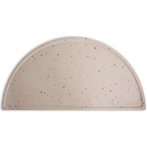 Mushie Placemat Silicone Place Mat - Confetti Pink Powder