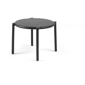 Bijzettafel Doga ø49,5cm | Kunststof | Antraciet