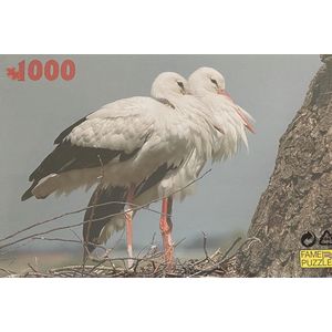 Dieren Puzzel 1000 Stukjes - Ooievaar - Vogels