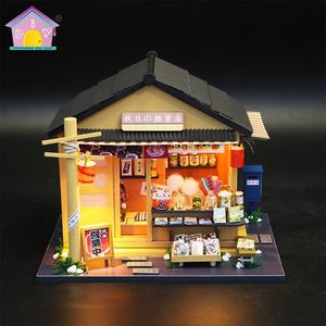3D Japanse Variety Store Puzzel voor Volwassenen, Houten Modelbouwset, Cadeau voor Verjaardag Kerstmis