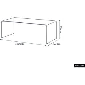 Bijzettafel 'Linus' 2-delig, Structuur metaal, blad exotisch hout mangolia