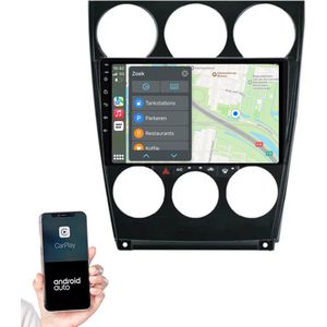 Geschikt voor Mazda 6 2004-2015 | Android 14.0 Autoradio | Apple CarPlay & Android Auto | 2GB RAM & 32GB opslag | Draadloze verbinding | HD Touchscreen | FM, AM, DAB+ Radio | Bluetooth handsfree bellen