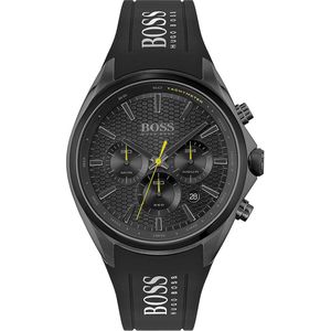 Hugo Boss Distinct 1513859 Horloge - Rubber - Zwart - Ø 46 mm